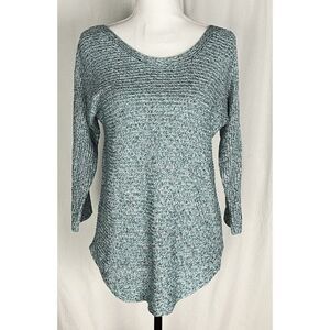 Soho By NEW YORK & CO.  Size‎ S Turquoise Sweater 3/4 Sleeve